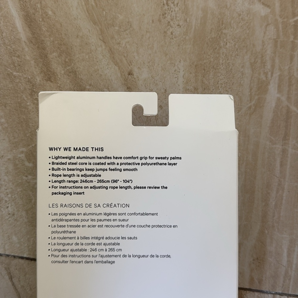 Lululemon Blue Jump Rope - Picture 2 of 2